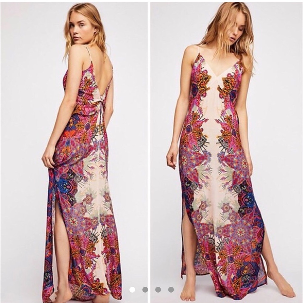 Free People Wild Flower Printed Maxi Dress